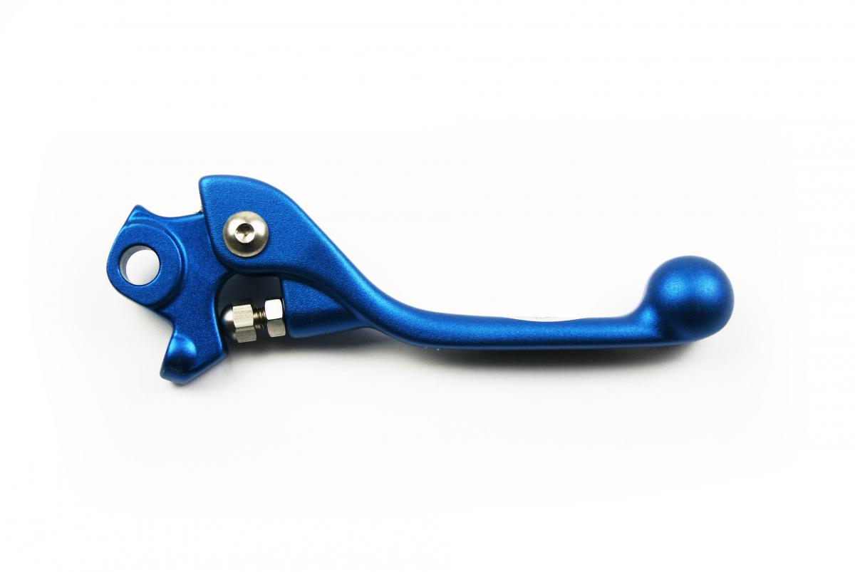 LEVER BLADE BRAKE 07-19 YZF250, FORGED BLUE ALUMINIUM, ACLB-612 image 1