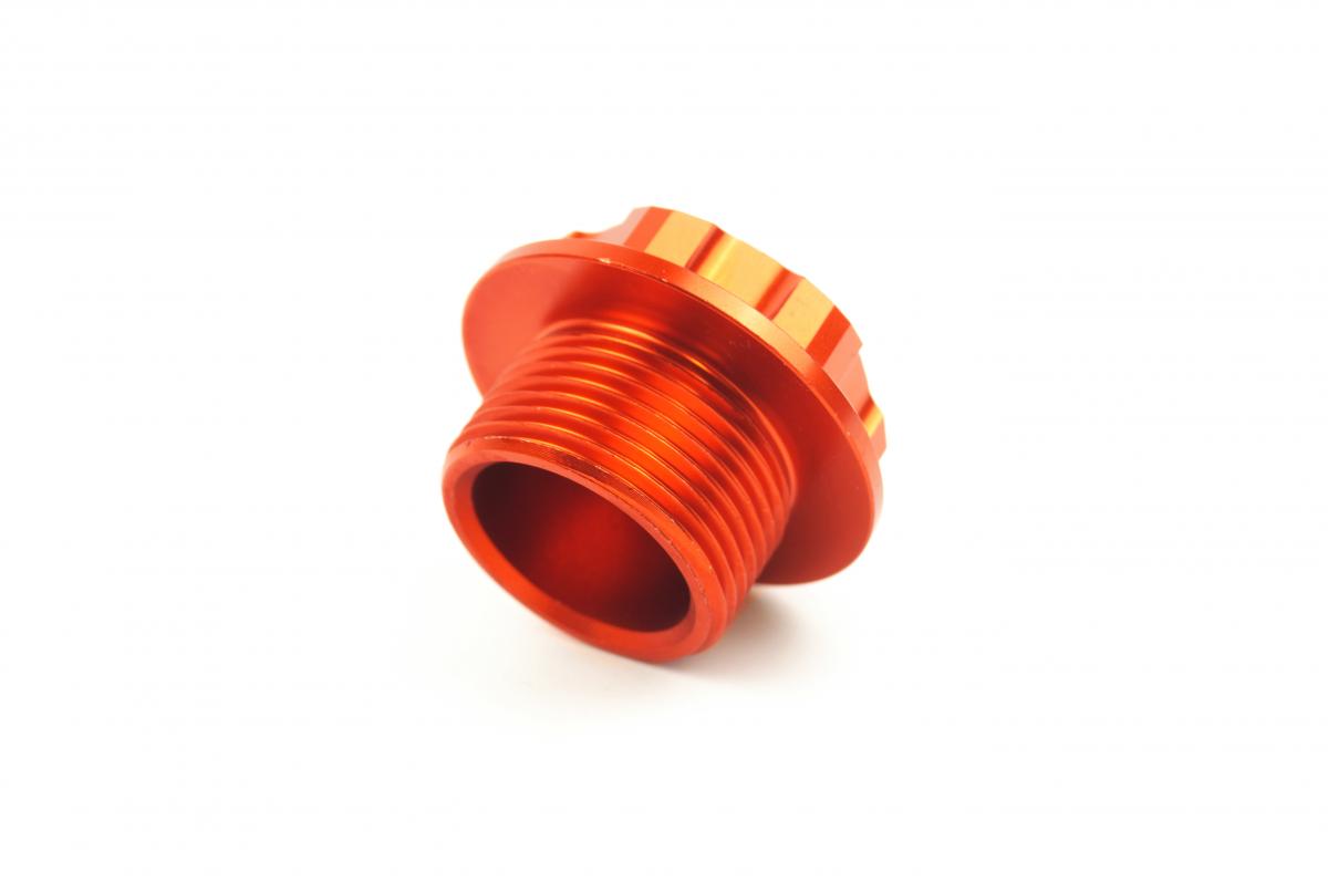 KTM HUSQ FRONT SPINDLE BOLT / NUT, FIR ASAXN-02, ALLOY ORANGE, 54809082000 thumbnail 2