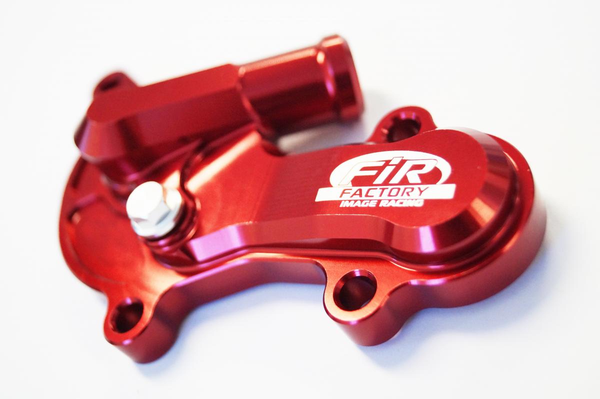 WATER PUMP COVER 13-19 BETA, FIR ASWPC-11, BILLET ALLOY RED, STANDARD WATER PUMP COVER thumbnail 3