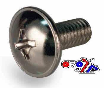 CHROME OVAL HEAD PHILLIPS 6x12 PACK 25, KAWASAK 33-7857, TOOLS ROAD thumbnail 2