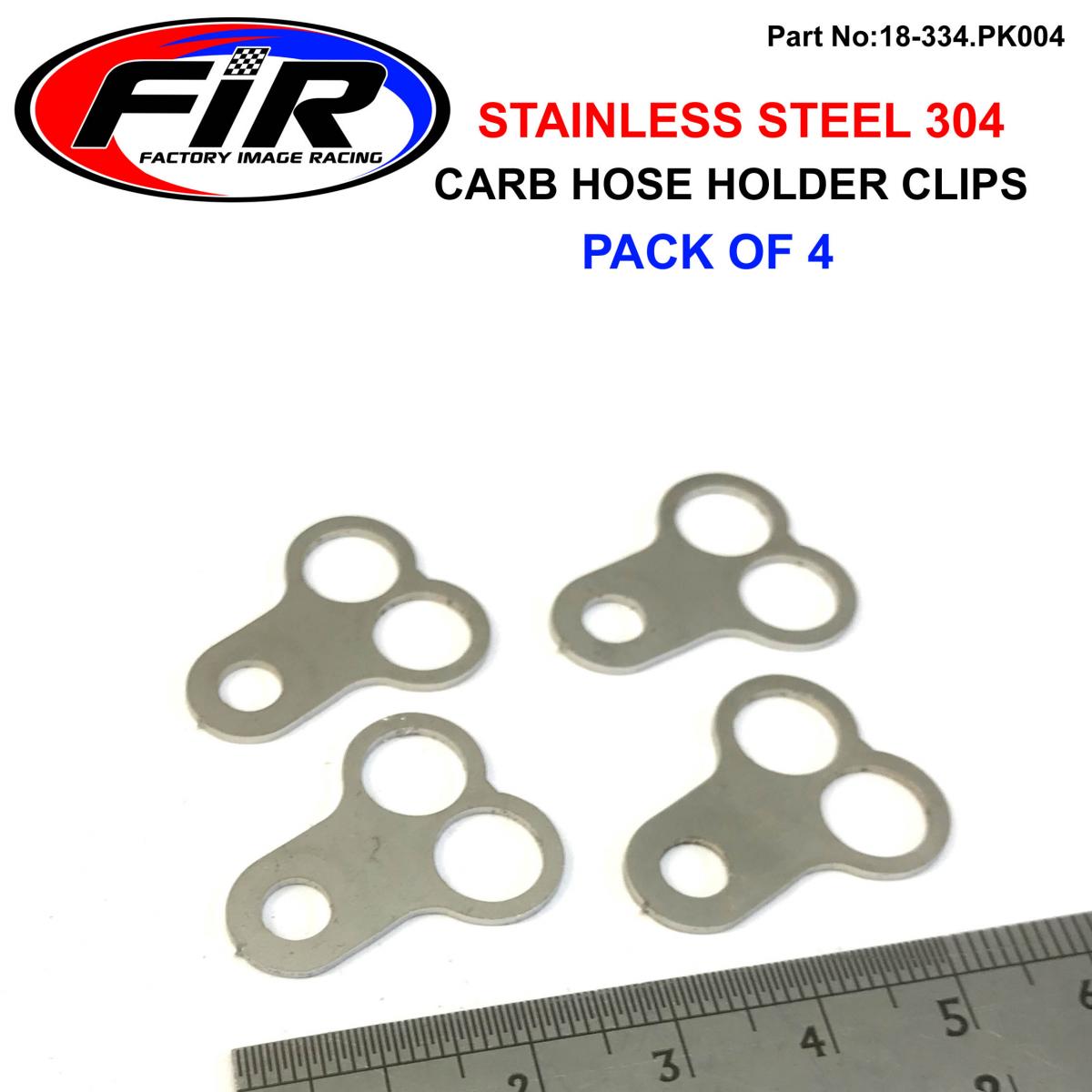 CARBURETOR HOSE HOLDER CLIP, TWIN HOLE / SUIT 8mm PIPE PK4, / thumbnail 2