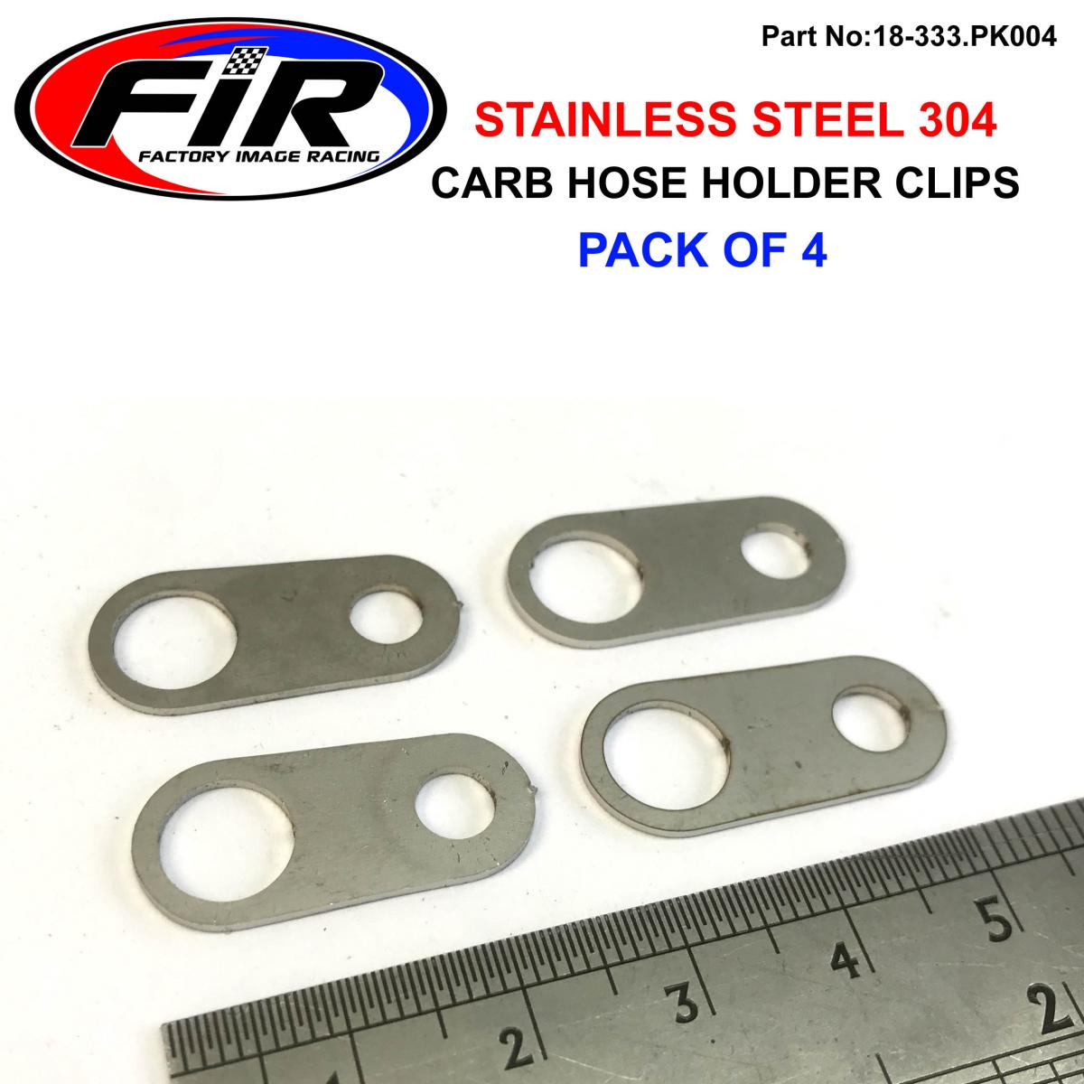 CARBURETOR HOSE HOLDER CLIP, SINGLE HOLE / SUIT 8mm PIPE PK4, / thumbnail 2