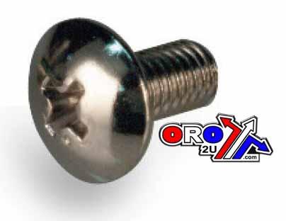 CHROME OVAL HEAD PHILLIPS 5x10 PACK/25, YAMAHA SUZUKI, 33-7853 TOOLS ROAD thumbnail 2