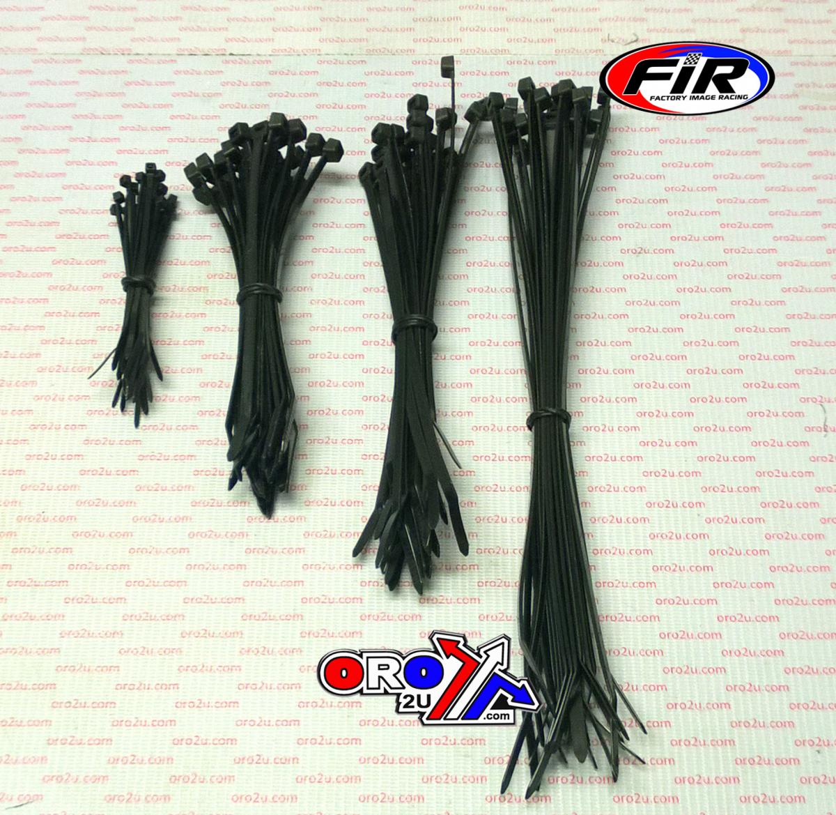 NYLON CABLE ZIP TIE - 100 SET, 100/160/200/300mm - 25 OF EACH thumbnail 2