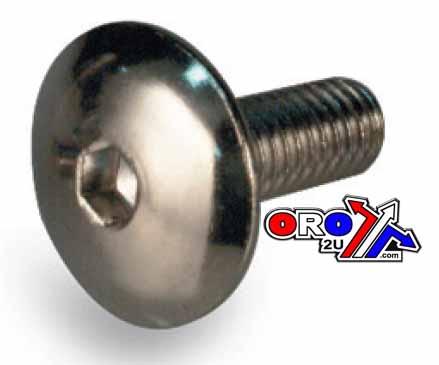 CHROME ALLEN OVAL HEAD 6x16 PACK/25, 4MM KEY 33-7863, ROAD TOOLS, YAMAHA thumbnail 2