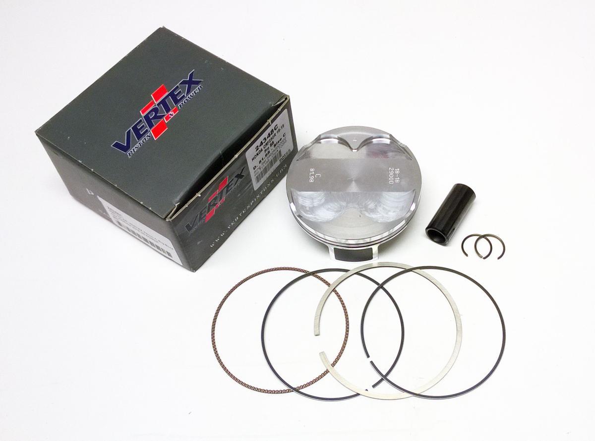 PISTON KIT VERTEX 82.0 B HONDA CRF 250 R/RX 18-22, VERTEX 24348B OS+4:00 BIG BORE COMPR 13,9:1 image 1