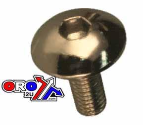 CHROME ALLEN OVAL HEAD 5x13 PACK/25, YAMAHA 4mm KEY 33-7865, ROAD TOOLS thumbnail 2