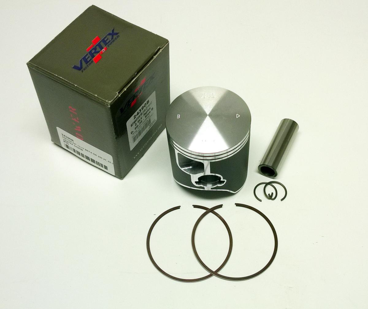 PISTON KIT VERTEX 66.4 B BETA RR 250 2T 13-17, VERTEX 24390B XTRAINER thumbnail 2