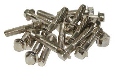 M8 x 45mm FLANGE BOLT, PACK OF 20, 10mm HEX thumbnail 3