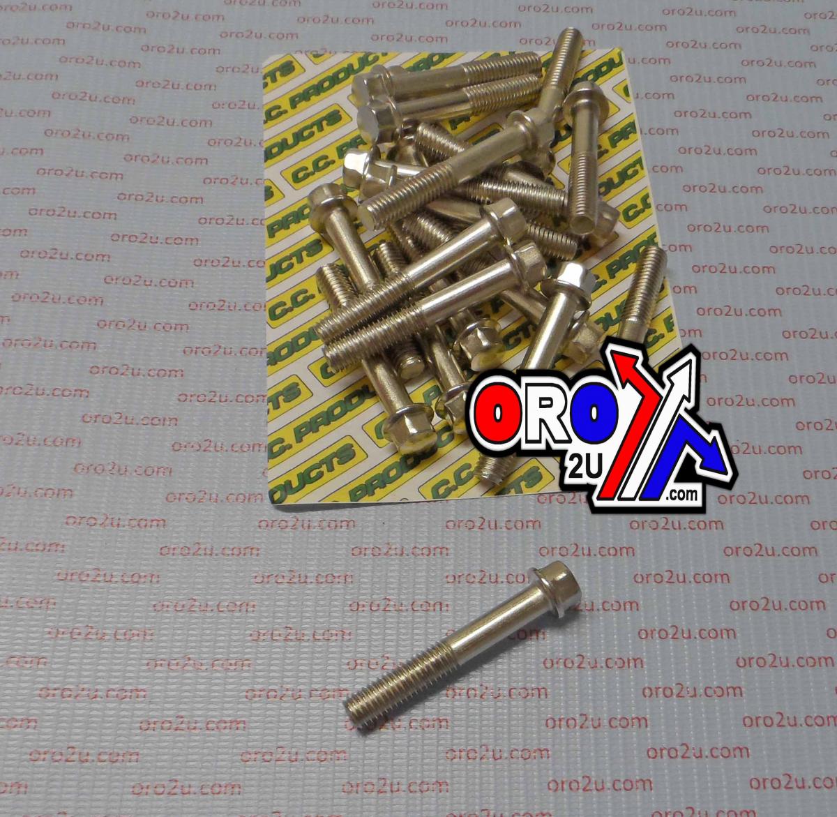 M8 x 50mm FLANGE BOLT, PACK OF 20, 10mm HEX thumbnail 2