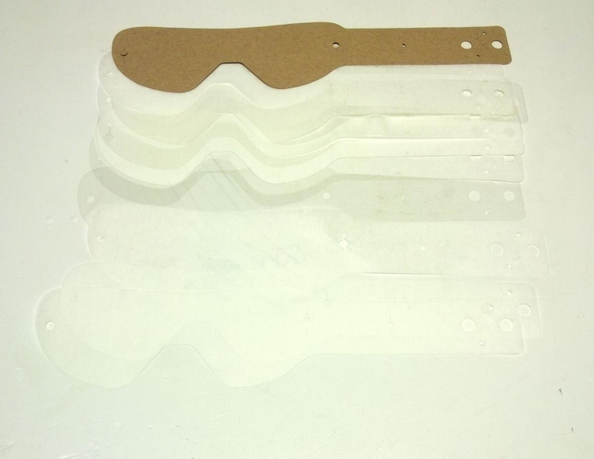 RNR VOLTAGE TEAR OFFS PACK, TEAR OFFS PK/10, TP06, SCOTT VOLTAGE PATTERN image 1