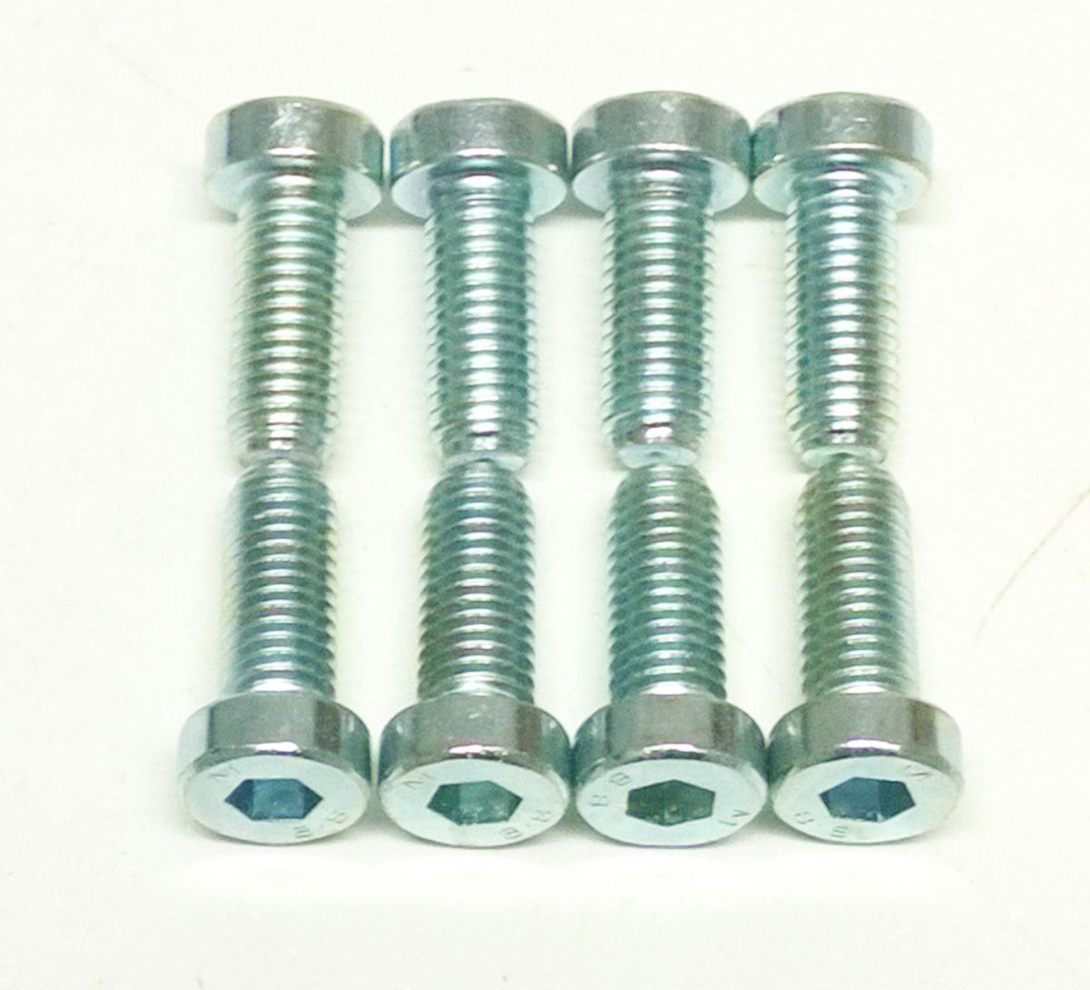 M10x25 CAP BOLT SHALLOW HEAD, R-VTBRRB10X25 PACK / 8pcs, METRIC COARSE M10x1.50mm thumbnail 2