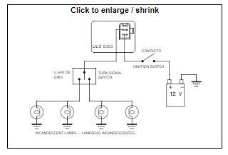 FLASHER RELAY UNIT DZE DES 9353 09353-04, 38610-45D00 / TL110 / TL-67 / 38610-45D01 / 38610-26E00 thumbnail 3