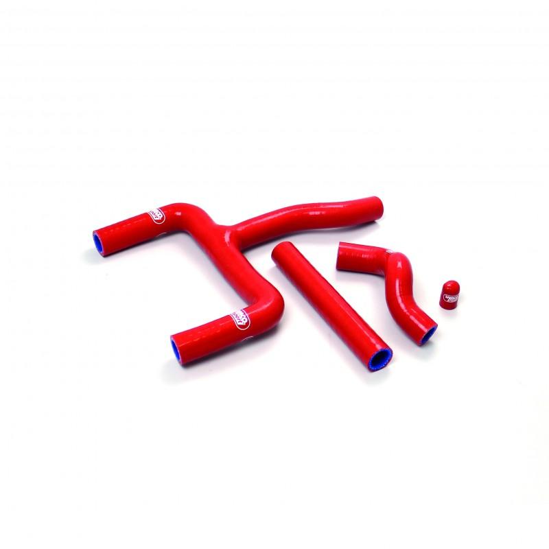 COOLANT HOSE 4 PIECE KIT RED 13-19 BETA 250 300 RR RACING 2T THERMO BYPASS SAMCO BET-5-RD image 1