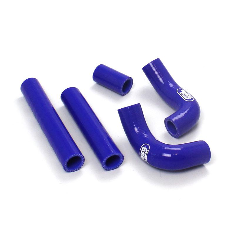 COOLANT HOSE 5 PIECE KIT BLUE 12-16 HUSABERG KTM 250 300 OEM DESIGN SAMCO SPORT KTM-54-BU image 1