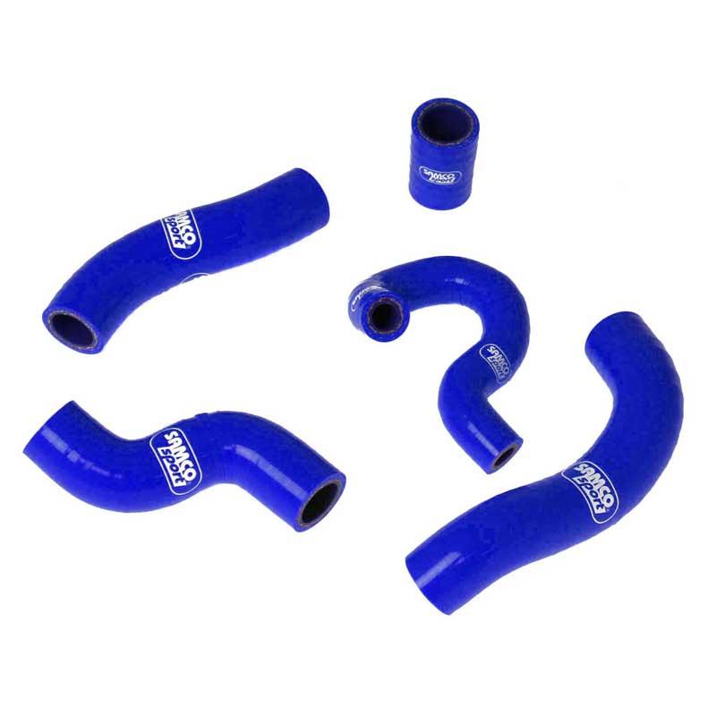 COOLANT HOSE 5 PIECE KIT BLUE 12-16 HUSABERG KTM 450 500 FE OEM DESIGN SAMCO KTM-48-BU image 1