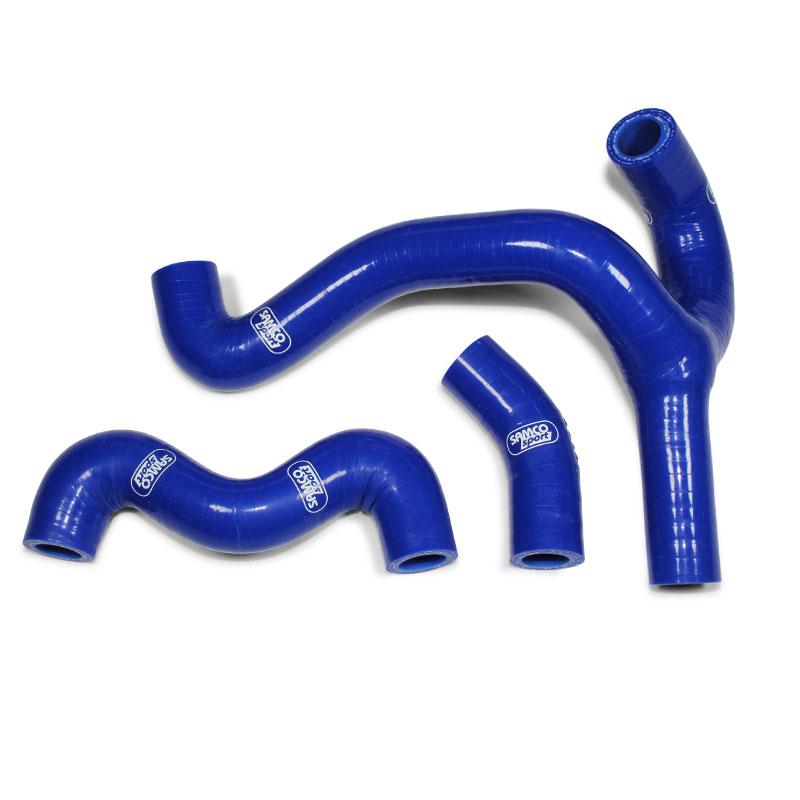 COOLANT HOSE 3 PIECE KIT BLUE 18-23 KTM HUSQ 50 TC SX 'Y' RACE DESIGN SAMCO KTM-101-BU image 1