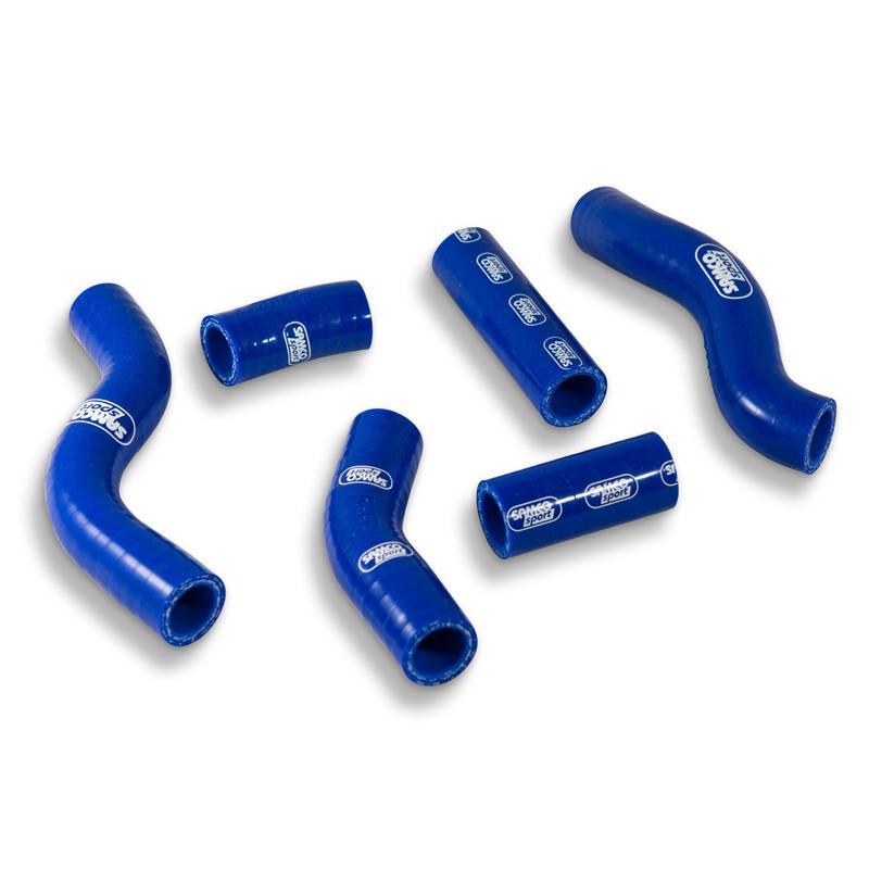 COOLANT HOSE 6 PIECE KIT BLUE 13-17 HUSQVARNA KTM 85 TC 85 SX OEM DESIGN SAMCO KTM-82-BU image 1