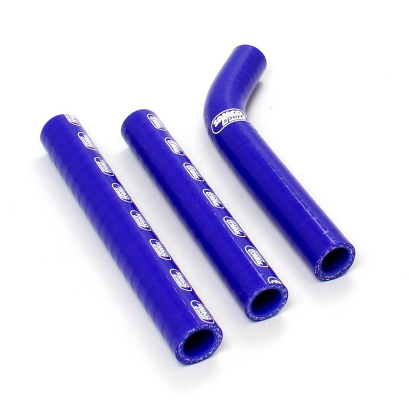 COOLANT HOSE 3 PIECE KIT BLUE 12-16 HUSQVARNA KTM 125 200 SAMCO SPORT KTM-52-BU image 1
