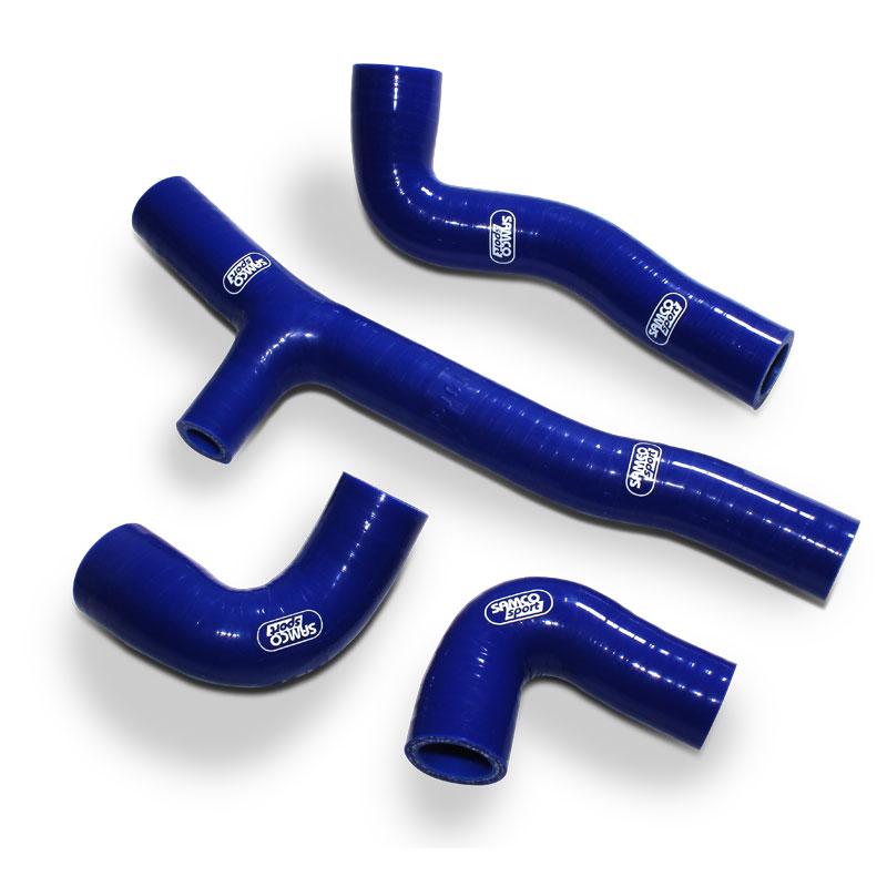 COOLANT HOSE 4 PIECE KIT BLUE 20-23 KTM 150 TE EXC XC-W TPI OEM DESIGN SAMCO KTM-120-BU image 1