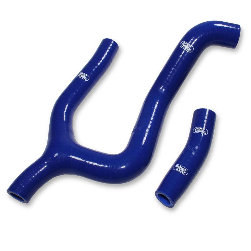 COOLANT HOSE 2 PIECE KIT BLUE 19-23 KTM HUSQ GAS 250 SX-F 'Y' RACE DESIGN SAMCO KTM-106-BU image 1