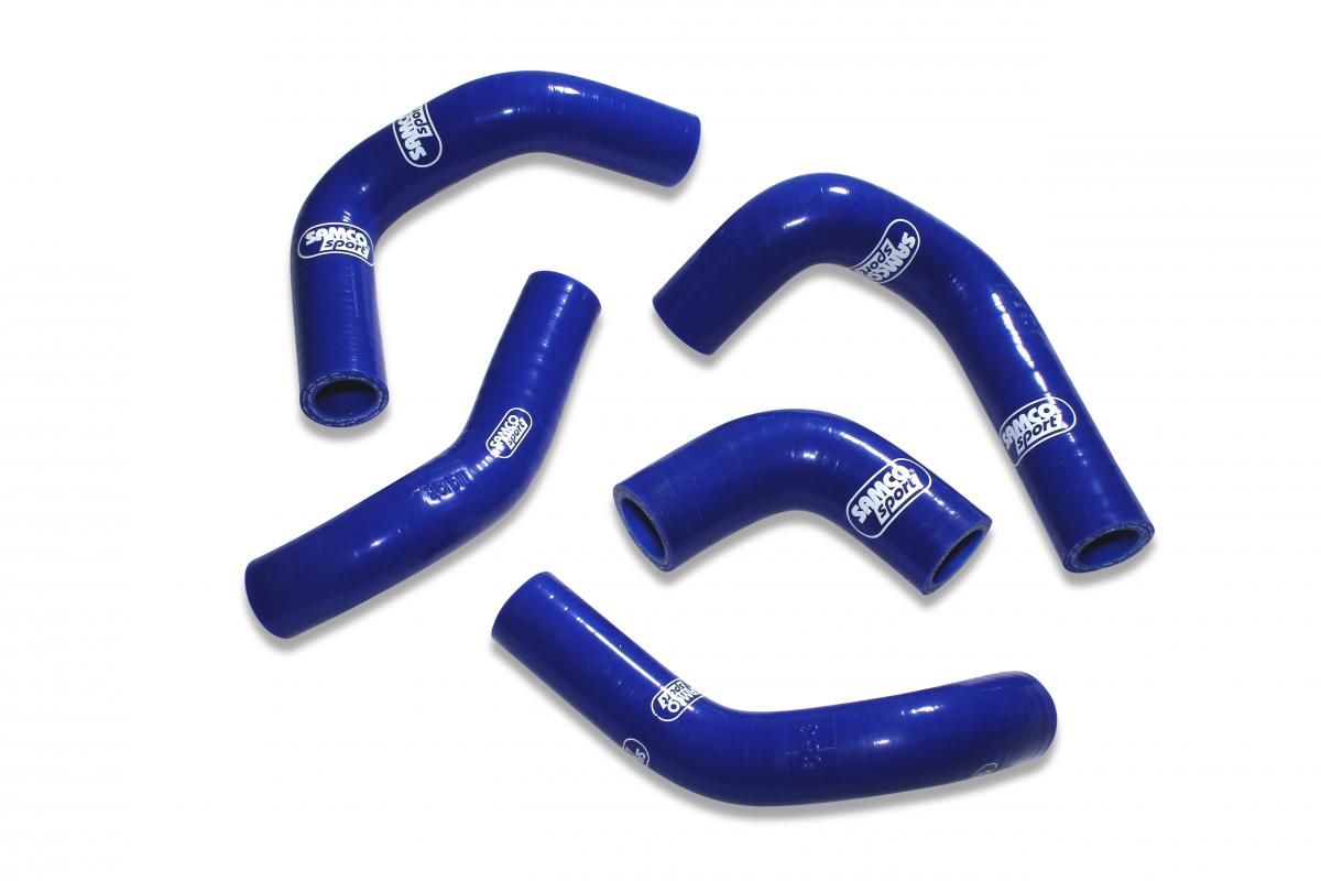 COOLANT HOSE 5 PIECE KIT BLUE 01-05 HUSQVARNA 250 TC TE SAMCO SPORT HUS-1-BU image 1