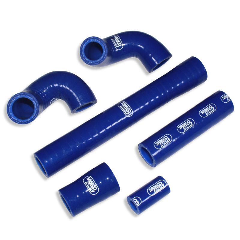COOLANT HOSE 6 PIECE KIT BLUE 18-19 HUSQ KTM 250 300 OEM DESIGN SAMCO SPORT KTM-98-BU image 1