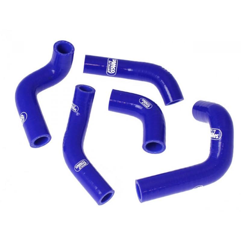 COOLANT HOSE 5 PIECE KIT BLUE 02-09 HUSQVARNA 400 450 510 TC TE SAMCO SPORT HUS-2-BU image 1