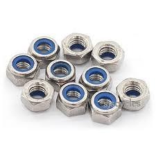NYLOCK M6 NUT PACK/20, REGULAR 8X10mm / M6x1.00mm thumbnail 3