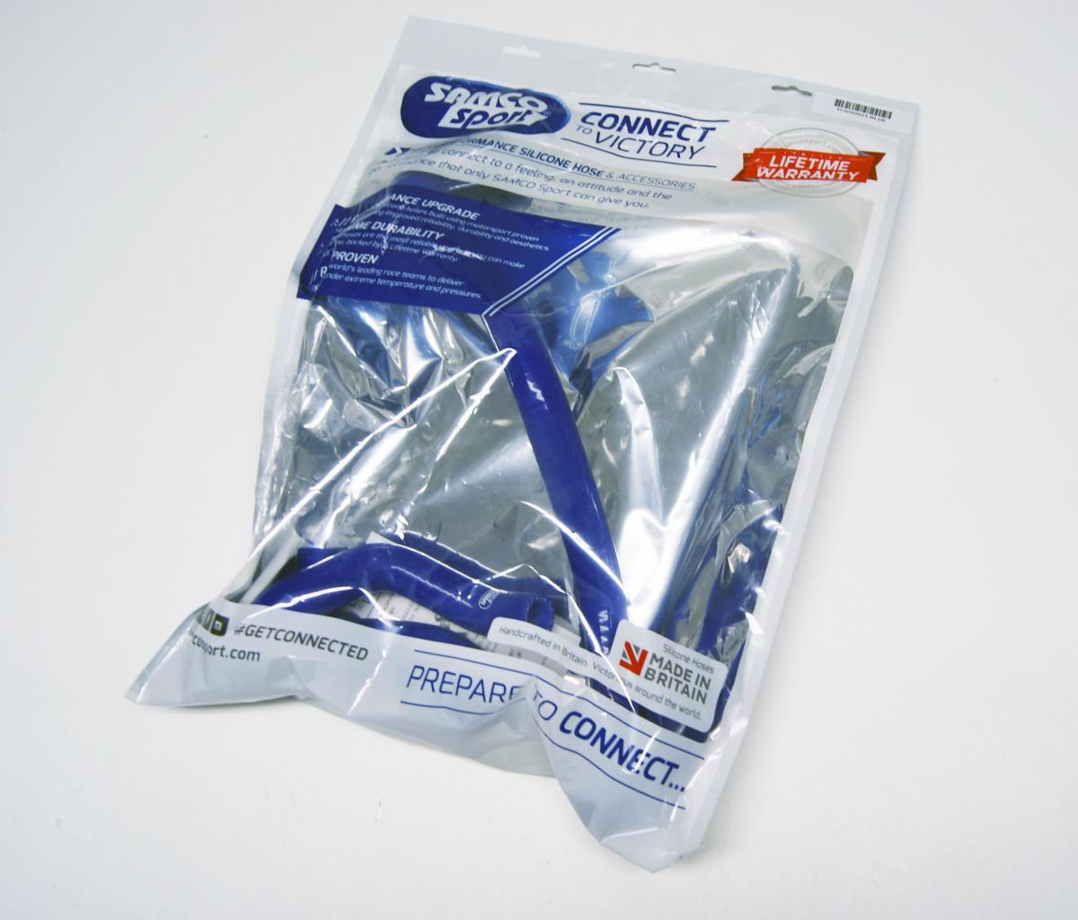 COOLANT HOSE 3 PIECE KIT BLUE 13-14 HUSQVARNA TR 650 SAMCO SPORT HUS-23-BU thumbnail 2
