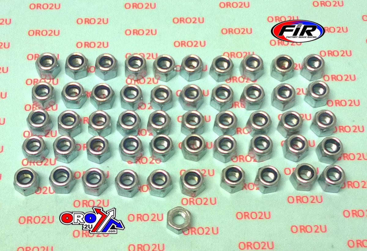 NYLOCK M6 NUT PACK/50, REGULAR8X10mm thumbnail 2