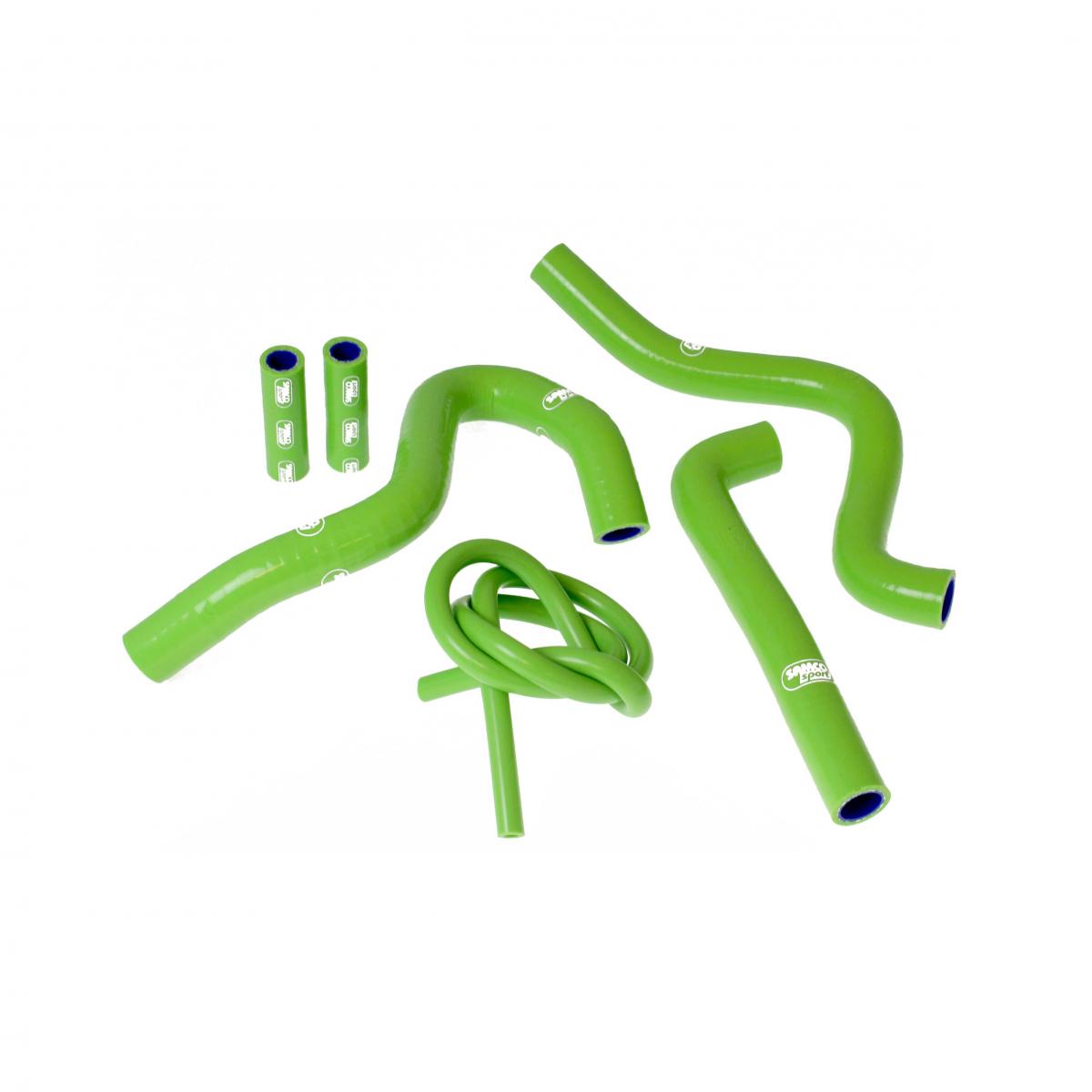 COOLANT HOSE 6 PIECE KIT GREEN 94-98 KAWASAKI 250 KX SAMCO SPORT KAW-27-GN image 1