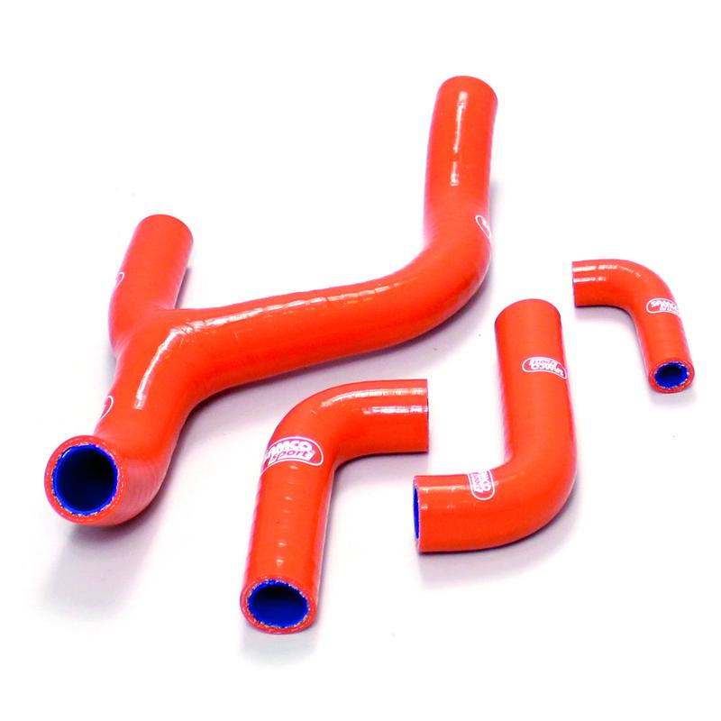 COOLANT HOSE 4 PIECE KIT ORANGE 12-16 KTM 250 350 'Y' RACE DESIGN SAMCO SPORT KTM-53-OR image 1