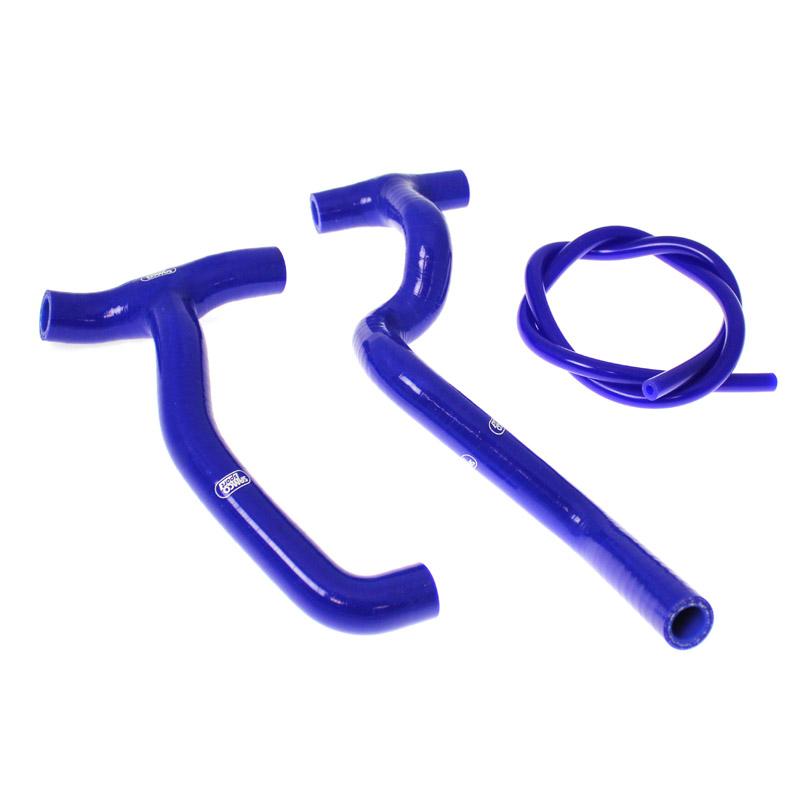 COOLANT HOSE 3 PIECE KIT BLUE 13-21 SHERCO 250 300 SE F-R SAMCO SPORT SHE-3-BU image 1