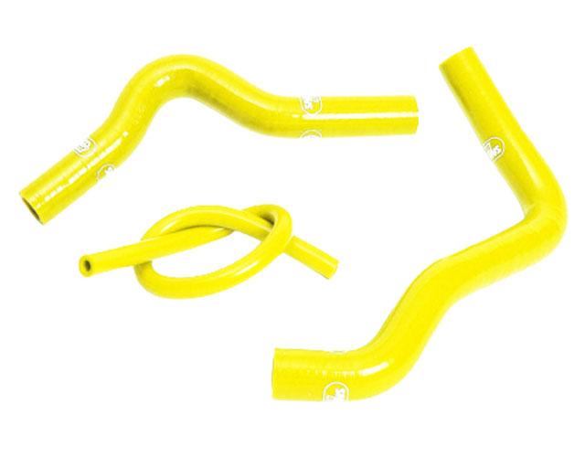 COOLANT HOSE 3 PIECE KIT YELLOW 02-22 SUZUKI 85 RM SAMCO SPORT SUZ-22-YE image 1
