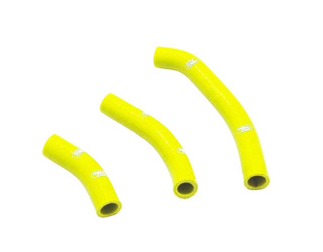 COOLANT HOSE 3 PIECE KIT YELLOW 88 SUZUKI 250 RM SAMCO SPORT SUZ-59-YE image 1