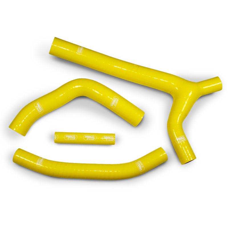 COOLANT HOSE 4 PIECE KIT YELLOW 93-95 SUZUKI RM 250 SAMCO SPORT SUZ-56-YE image 1