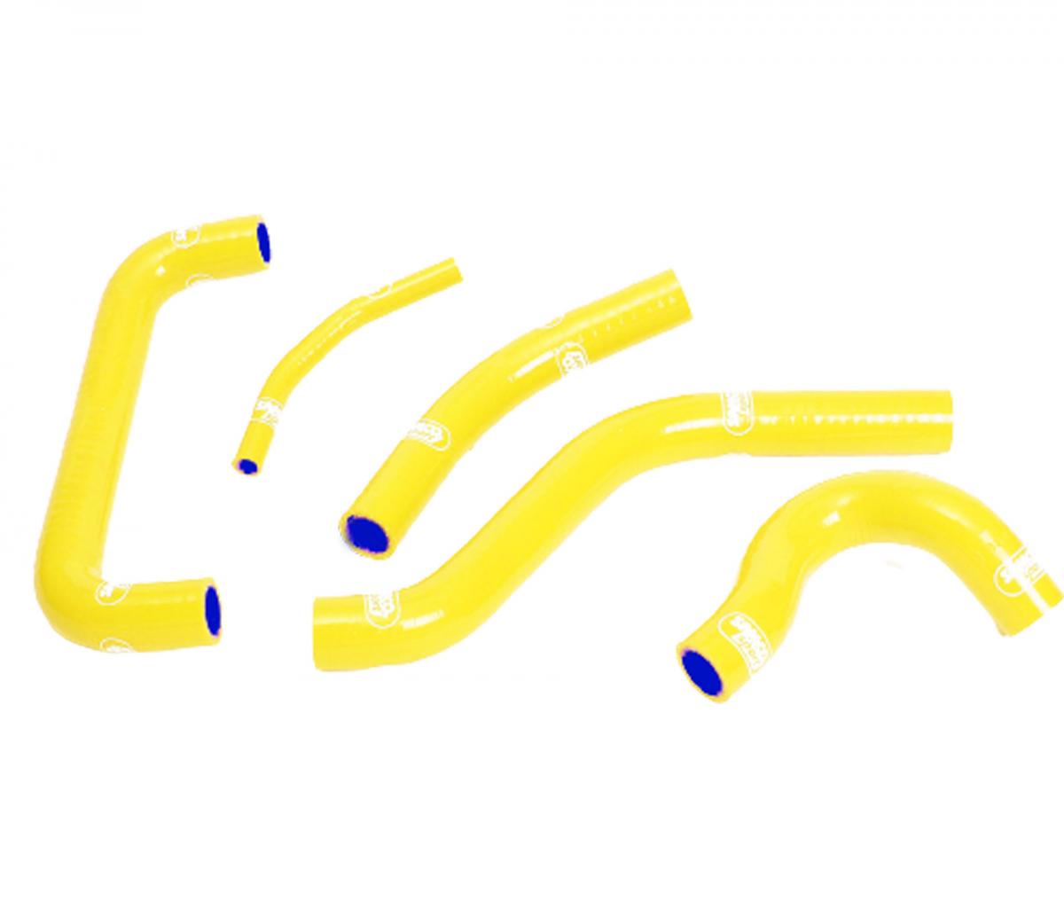 COOLANT HOSE 5 PIECE KIT YELLOW 04-05 SUZUKI 450 RMZ SAMCO SPORT SUZ-16-YE image 1