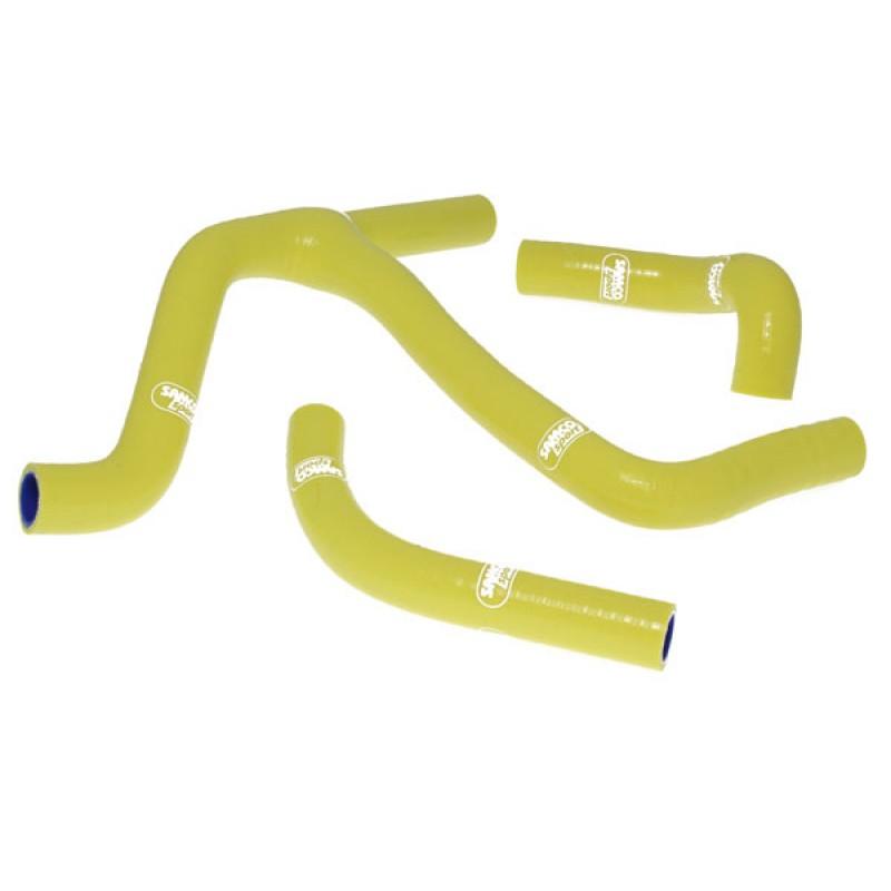 COOLANT HOSE 3 PIECE KIT YELLOW 08-14 SUZUKI 450 RM Z 'Y' RACE DESIGN SAMCO SUZ-28-YE image 1