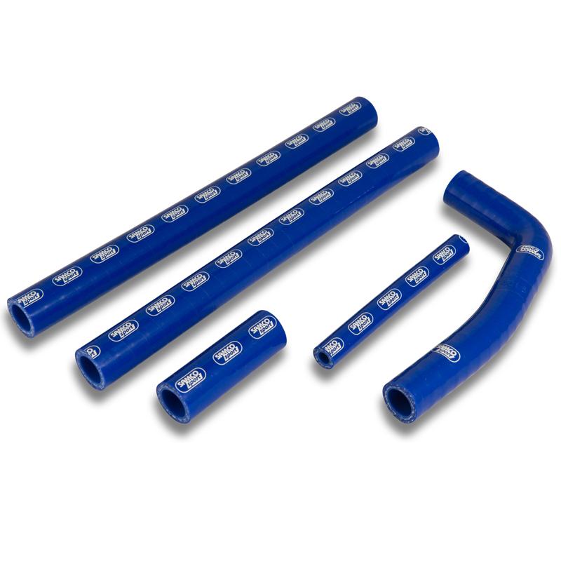 COOLANT HOSE 5 PIECE KIT BLUE 99-05 TM 250 2T SAMCO SPORT TMM-5-BU image 1