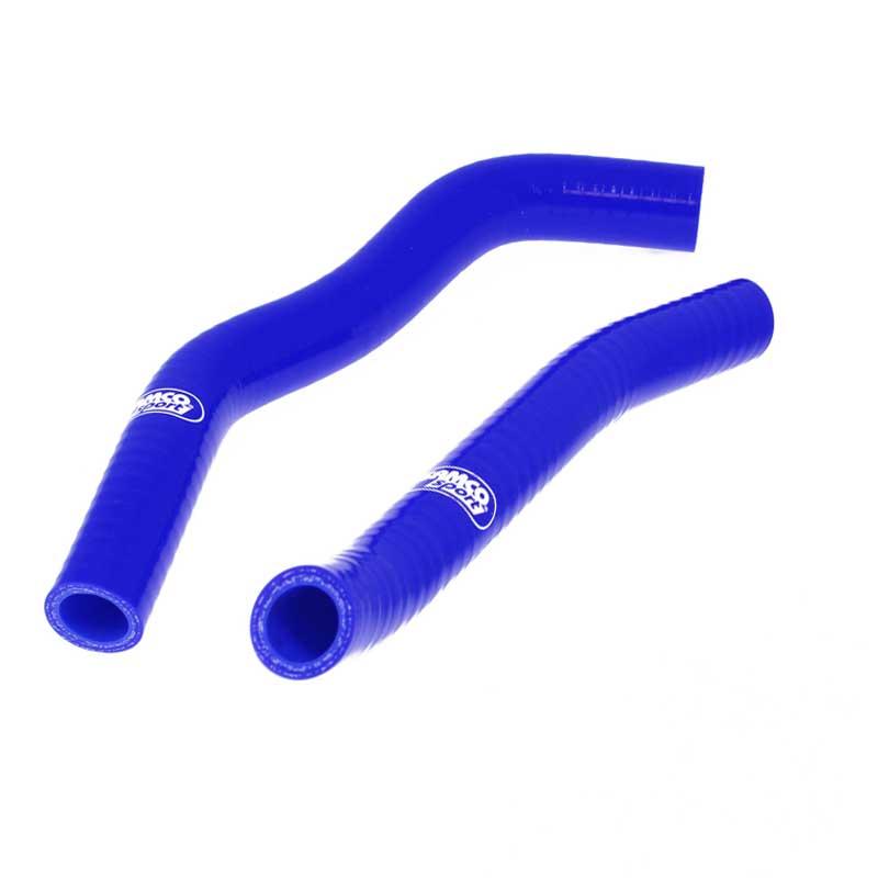 COOLANT HOSE 2 PIECE KIT BLUE 97-18 YAMAHA 85 YZ SAMCO SPORT YAM-22-BU image 1
