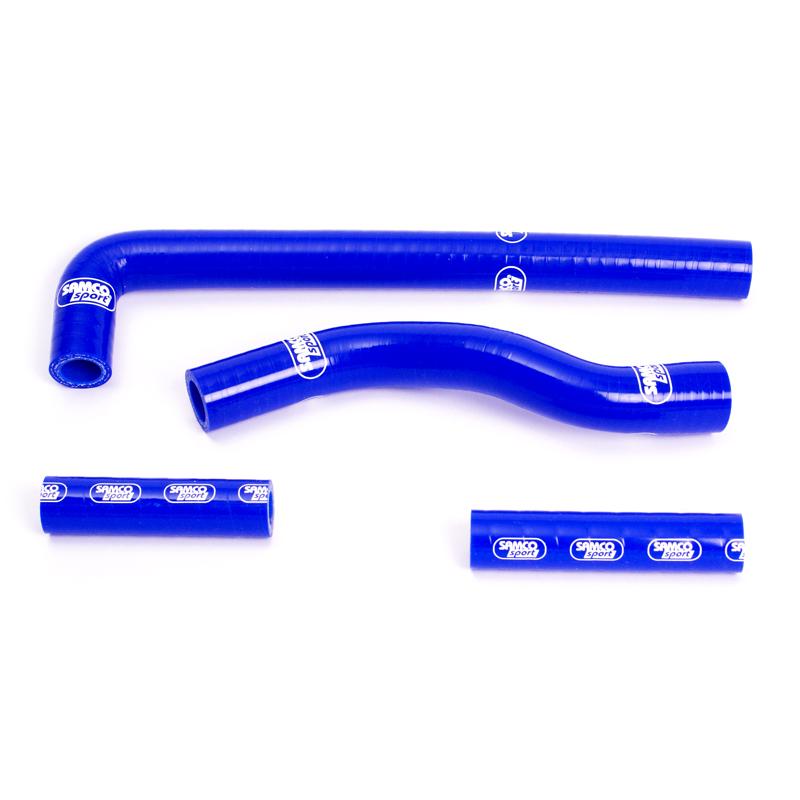 COOLANT HOSE 4 PIECE KIT BLUE 01-06 YAMAHA 250 WR YZ F SAMCO SPORT YAM-16-BU image 1