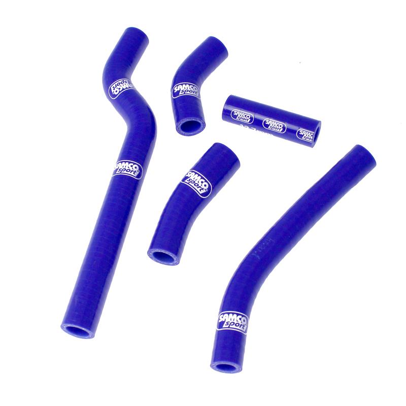 COOLANT HOSE 5 PIECE KIT BLUE 06 YAMAHA 250 YZ F SAMCO SPORT YAM-25-BU image 1