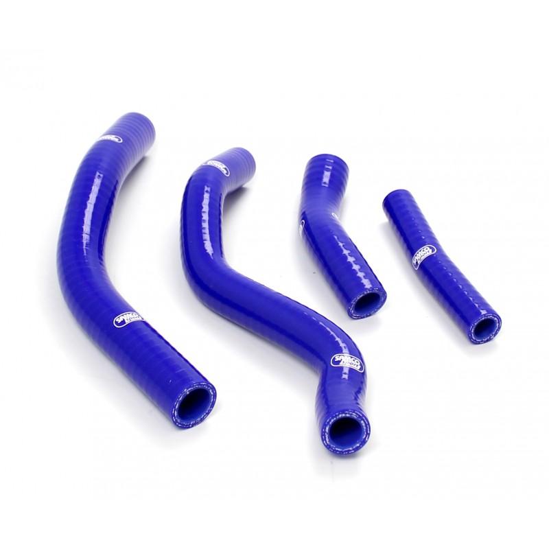 COOLANT HOSE 4 PIECE KIT BLUE 14-18 YAMAHA 250 YZ F OEM DESIGN SAMCO SPORT YAM-60-BU image 1