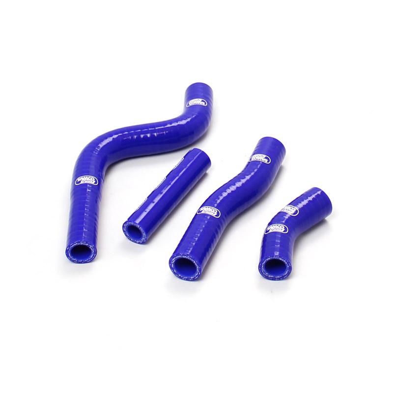 COOLANT HOSE 4 PIECE KIT BLUE 12-15 YAMAHA 450 WR F SAMCO SPORT YAM-59-BU image 1