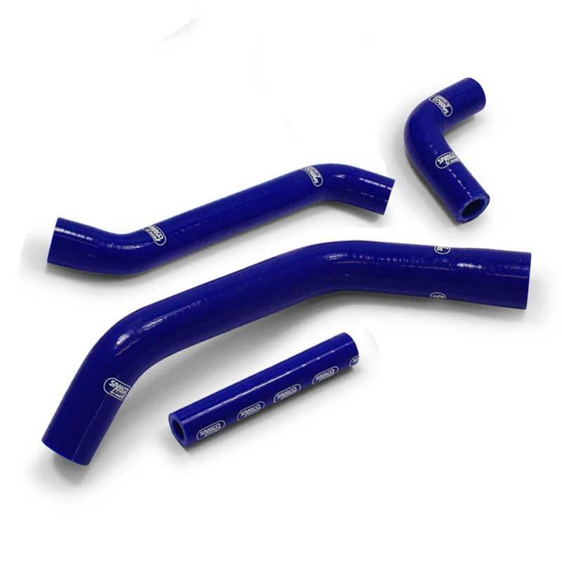COOLANT HOSE 4 PIECE KIT BLUE YAMAHA 450 WR YZ F OEM DESIGN SAMCO SPORT YAM-85-BU image 1