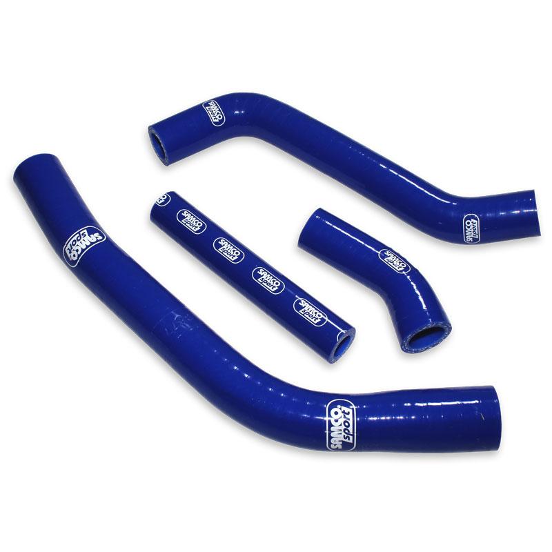 COOLANT HOSE 4 PIECE KIT BLUE 10-13 YAMAHA 450 YZ F SAMCO SPORT YAM-47-BU image 1