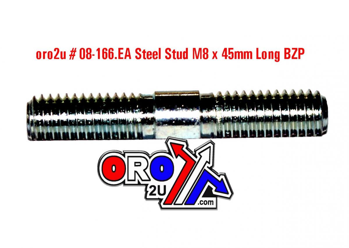 STUD M8 x 45 ZINC PLATED thumbnail 4