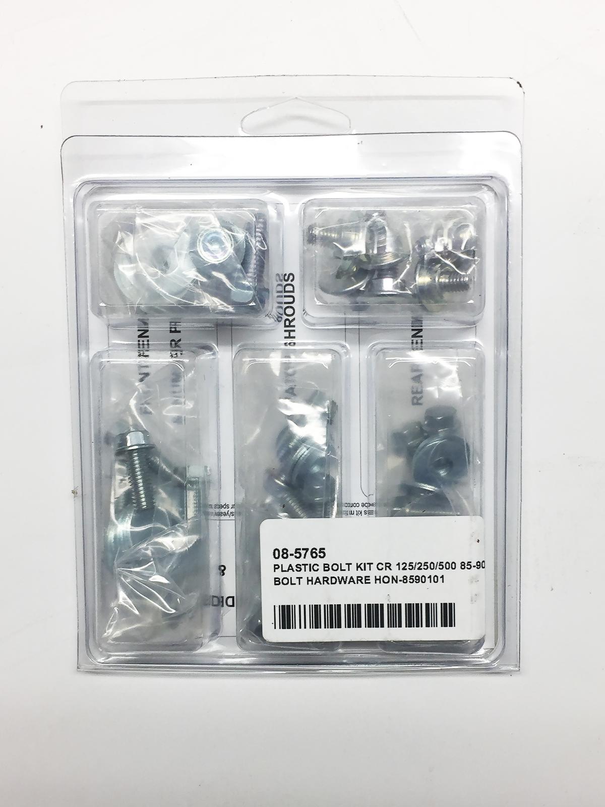 PLASTIC BOLT KIT CR 125/250/500 85-90, BOLT HARDWARE HON-8590101 thumbnail 3
