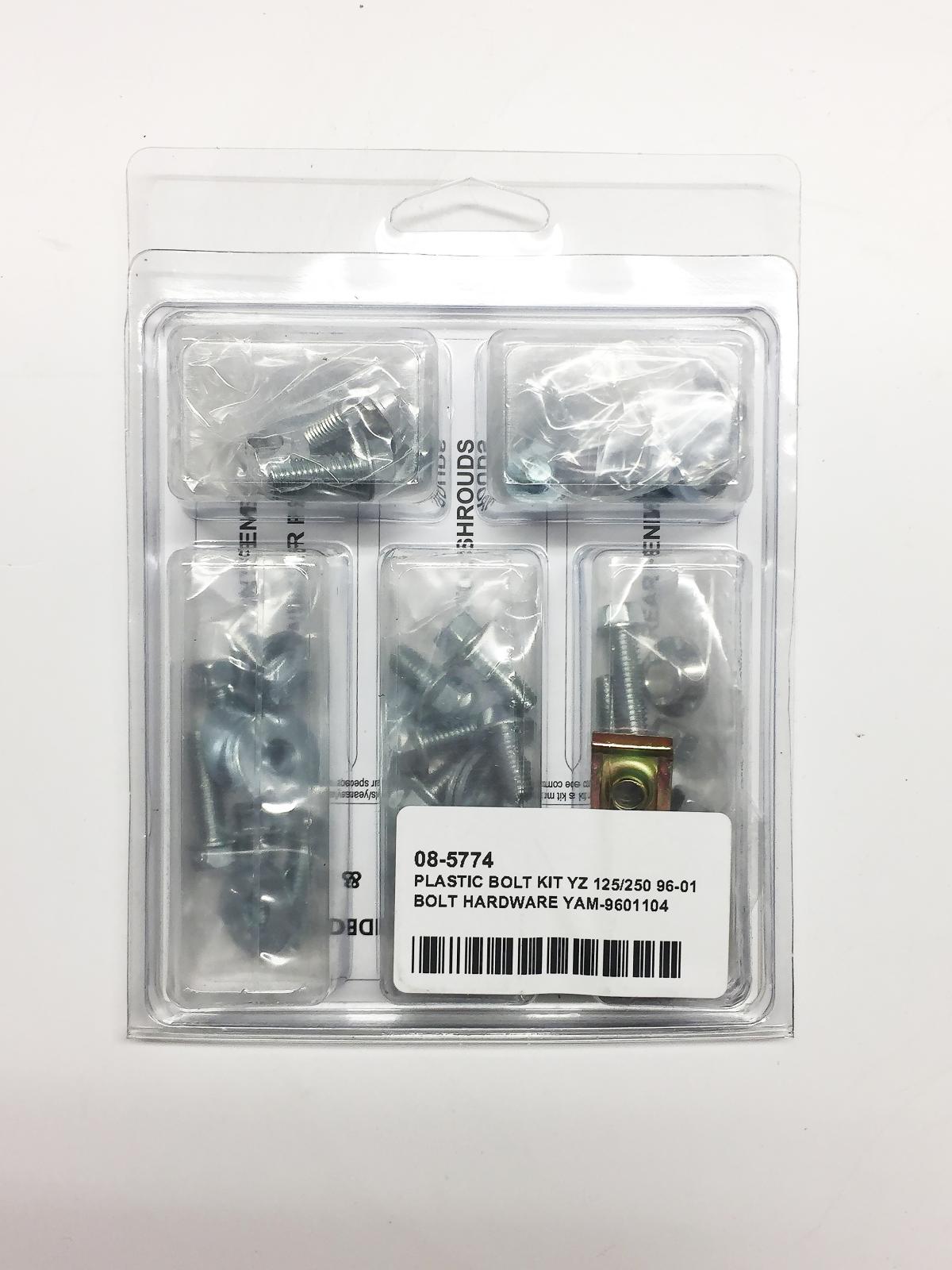 PLASTIC BOLT KIT YZ 125/250 96-01, BOLT HARDWARE YAM-9601104 thumbnail 3